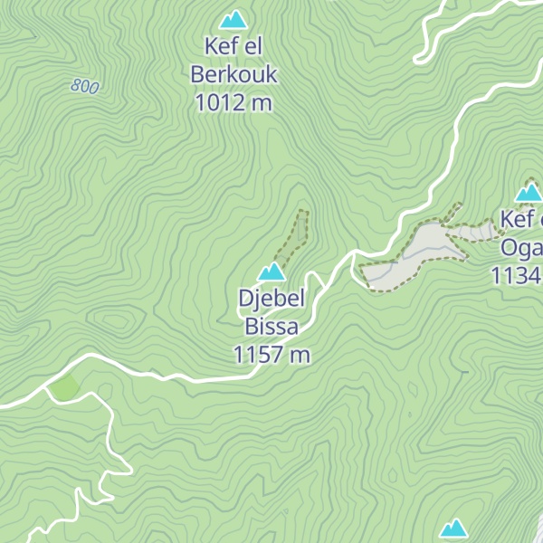 Map of Djebel Bissa