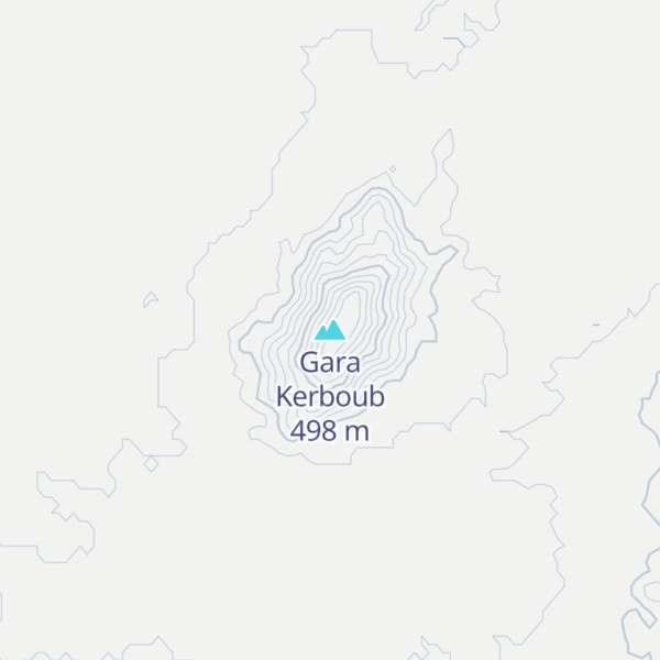 Map of Gara Kerboub
