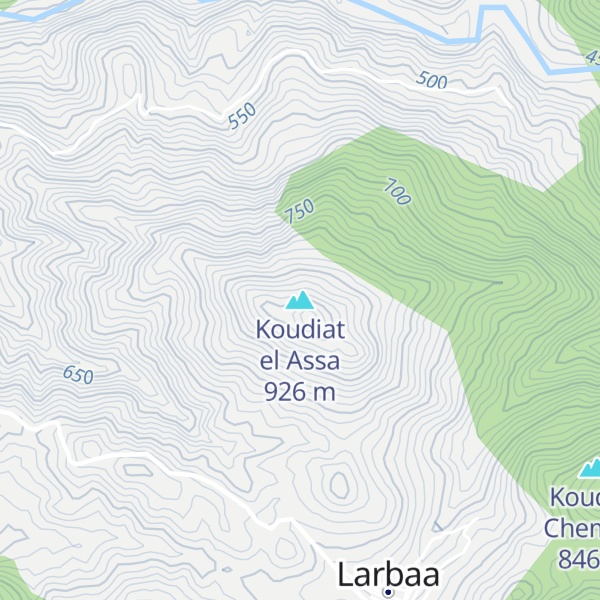 Map of Koudiat el Assa