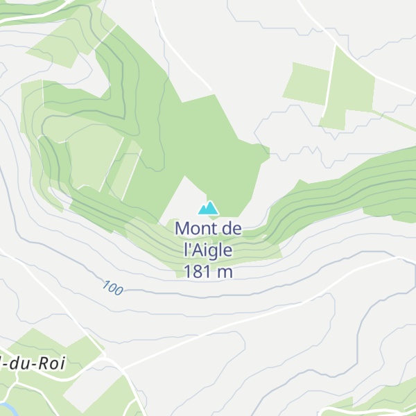 Map of Mont de l'Aigle
