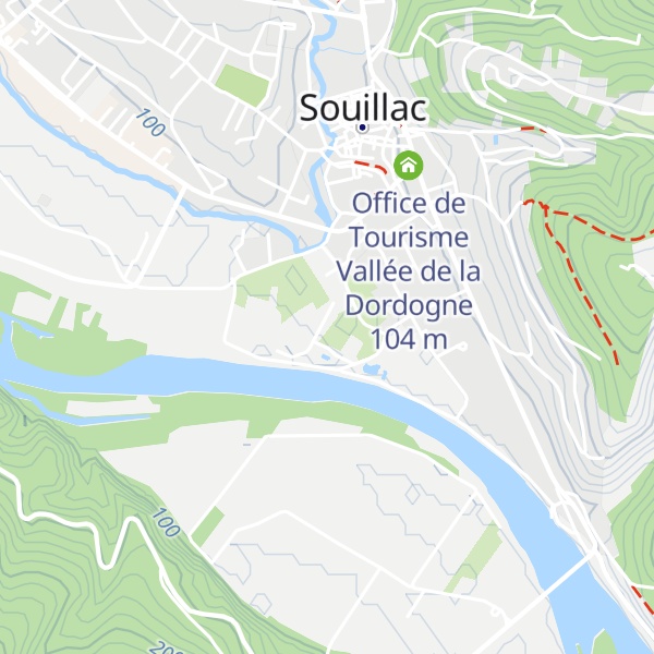 Map of Cabane Lodge