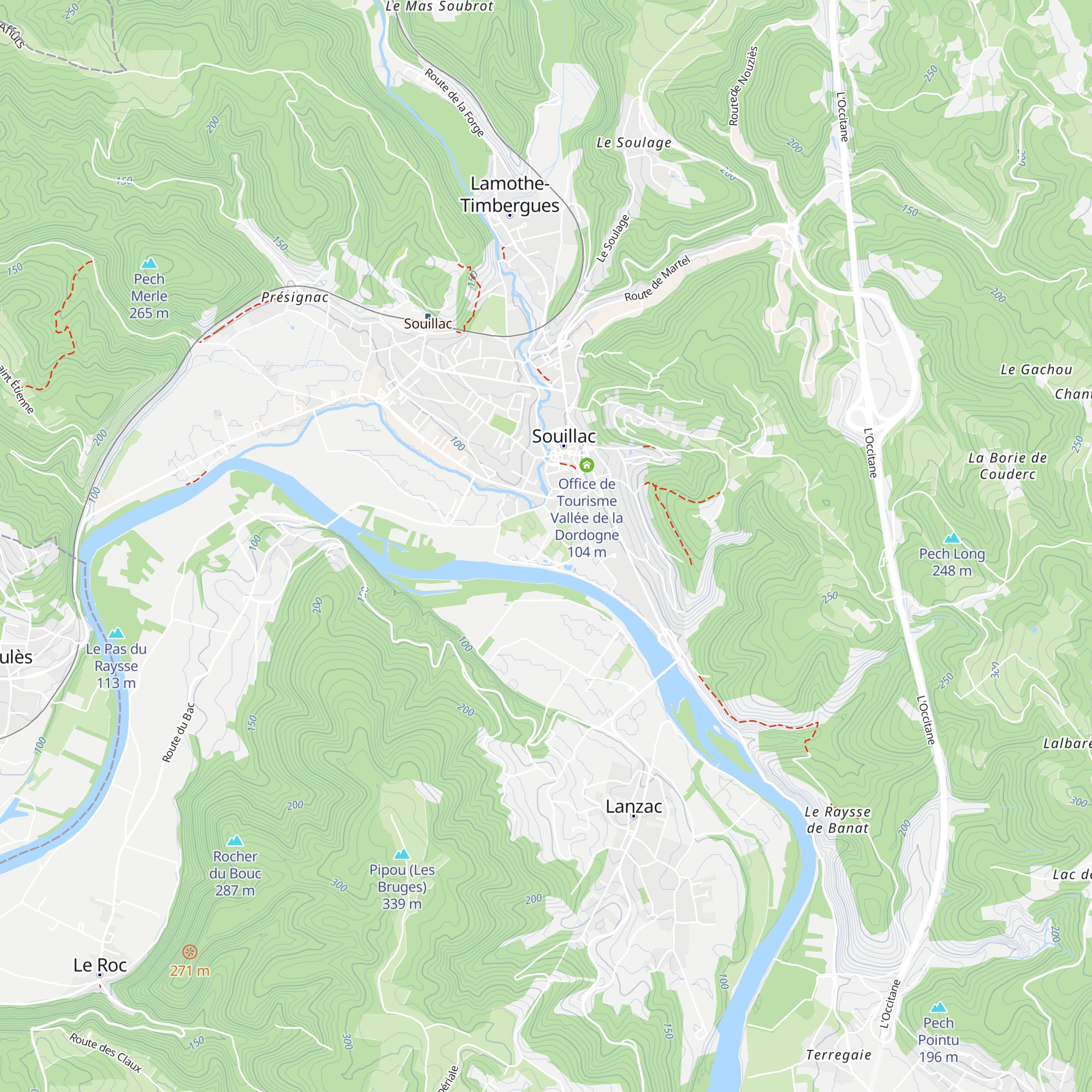 Cabane Lodge map