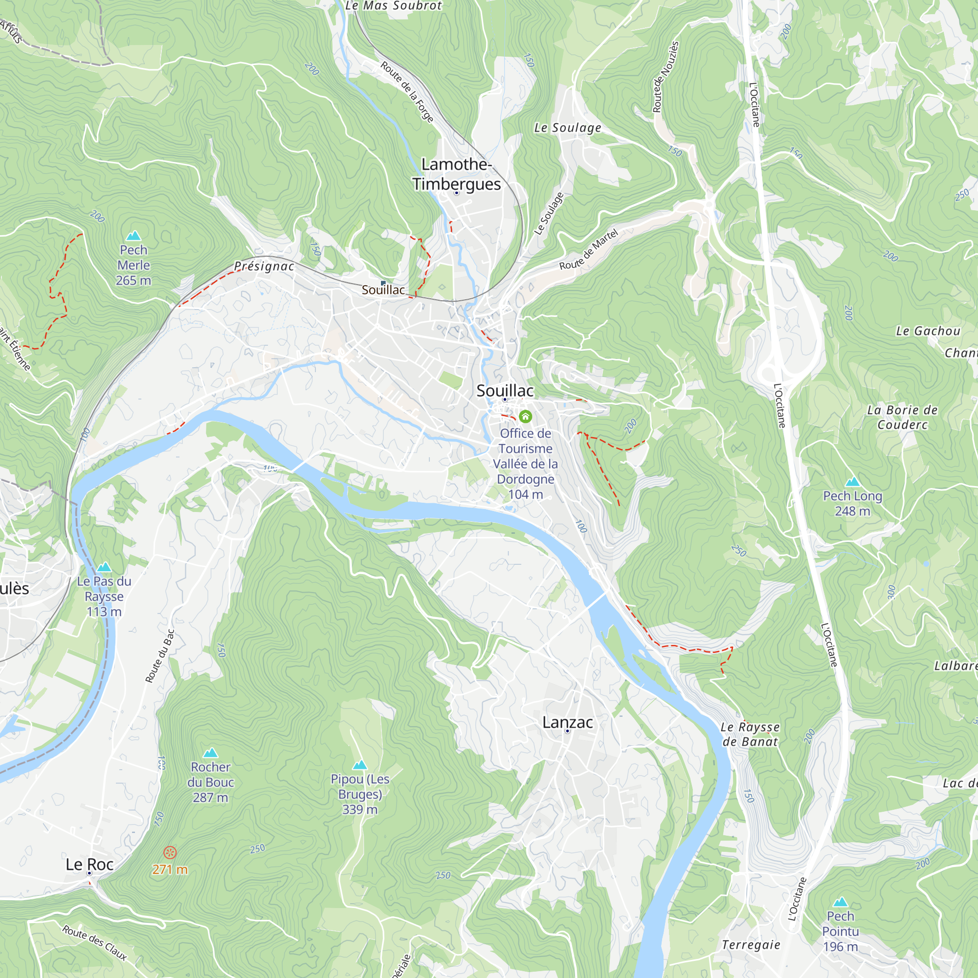 Cabane Lodge map
