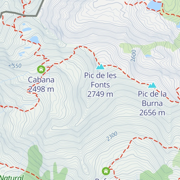 Map of Pic de la Pala de Coll Carnisser
