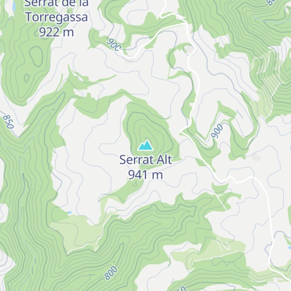 Map of Serrat Alt