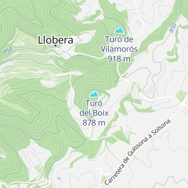 Map of Turó del Boix