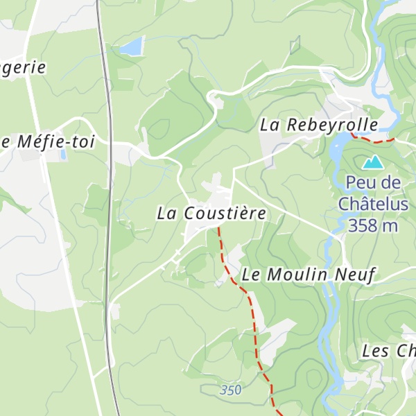 Map of Gîte la Glycine