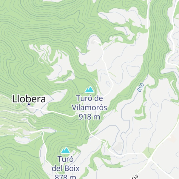 Map of Turó de Vilamorós