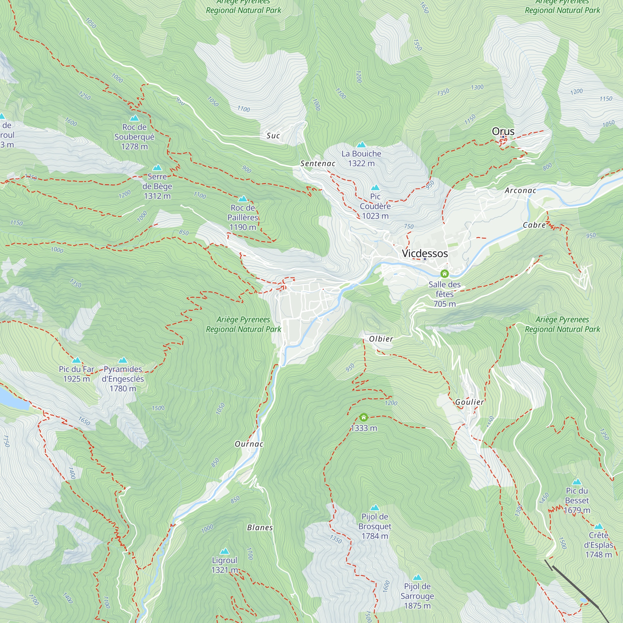 Auberge du Montcalm map