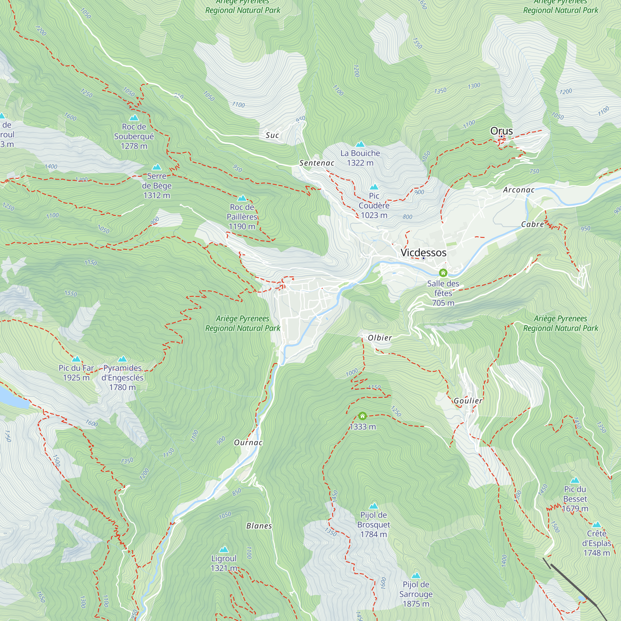 Auberge du Montcalm map