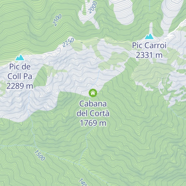 Map of Cabana del Cortà