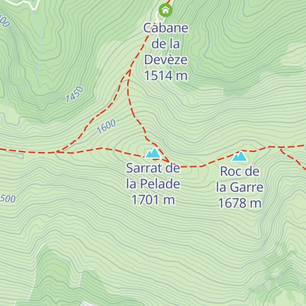Map of Sarrat de la Pelade