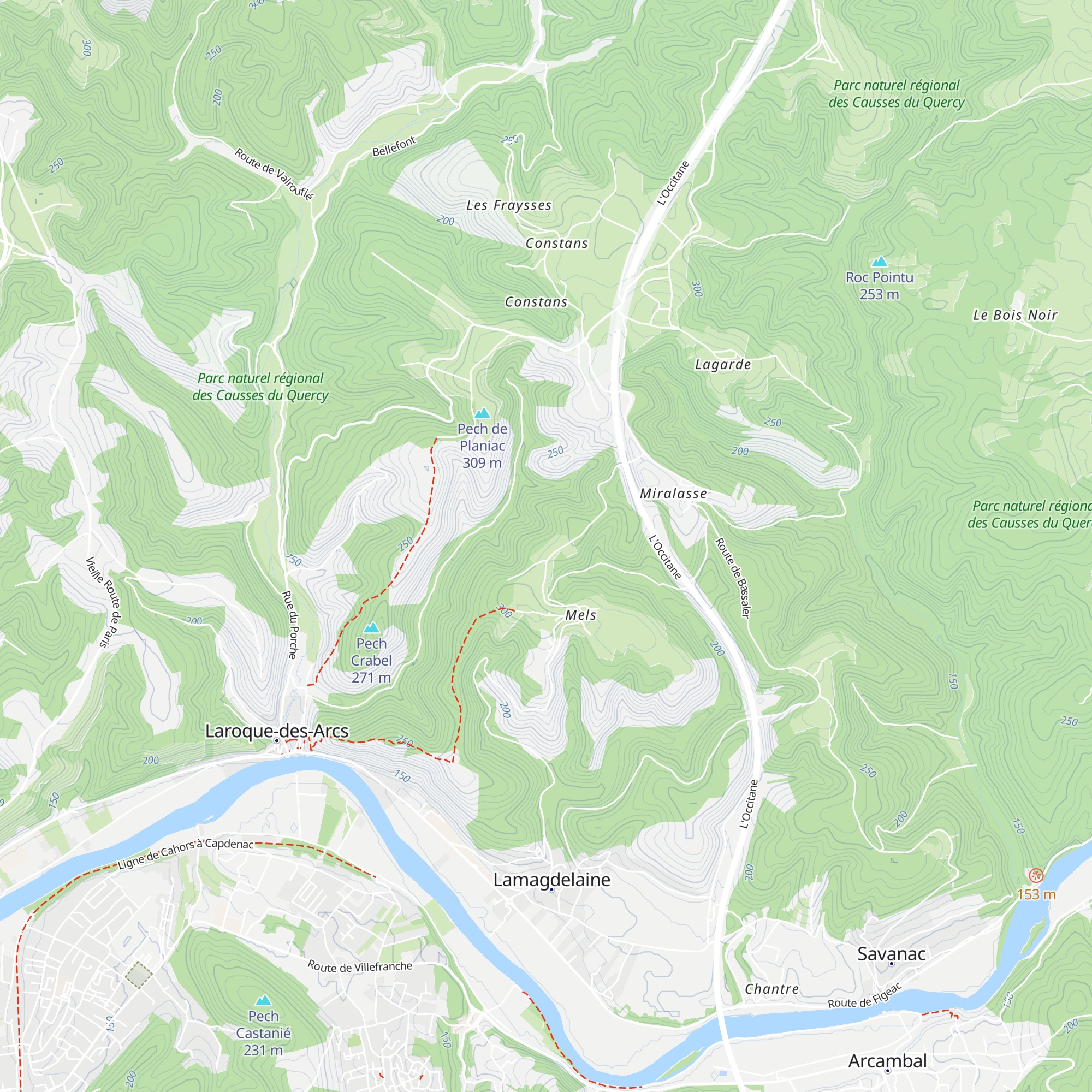 Gîte Dacarino map