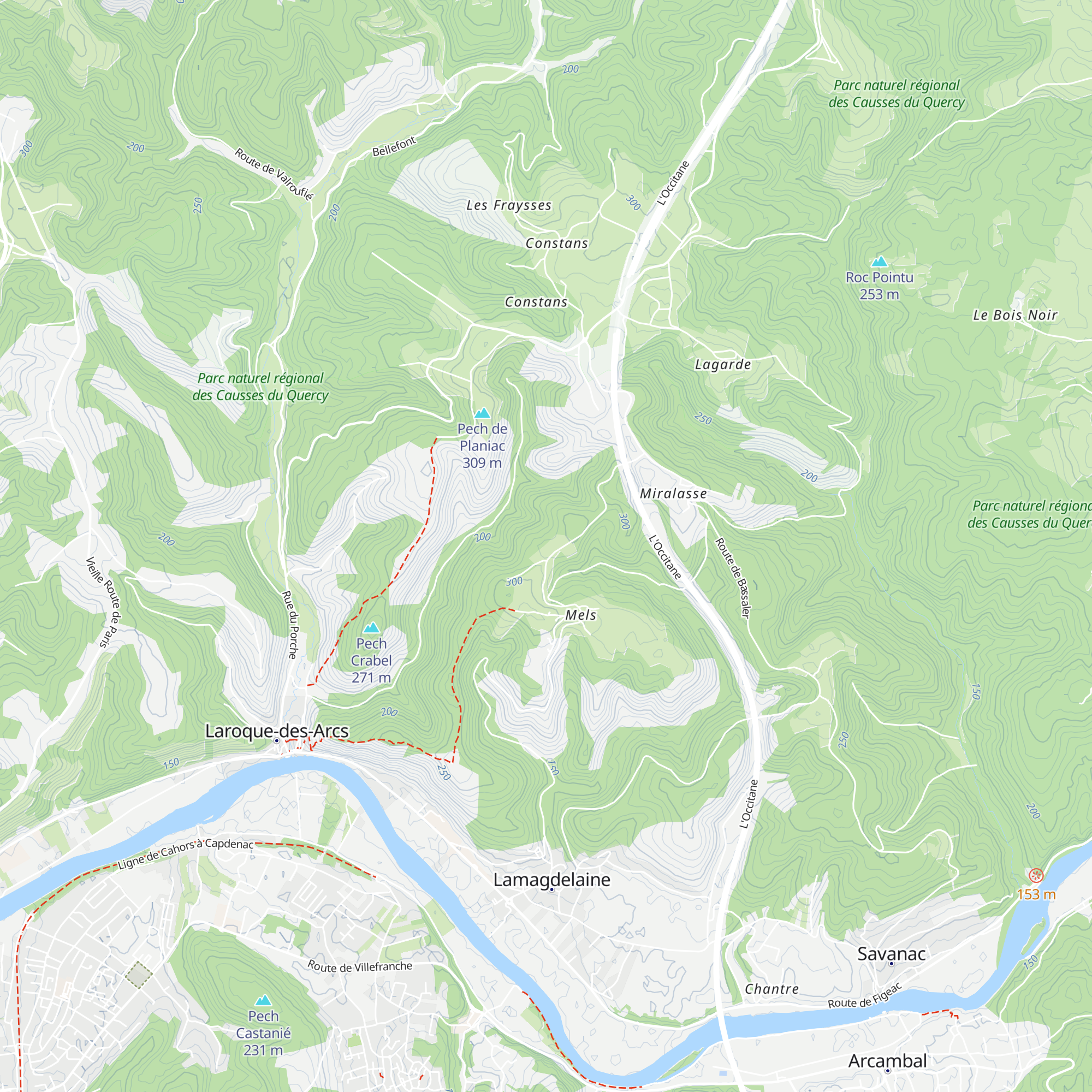Gîte Dacarino map