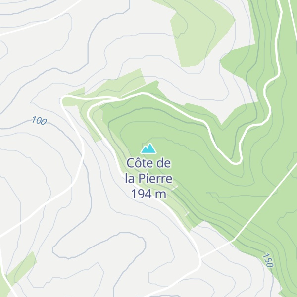 Map of Côte de la Pierre