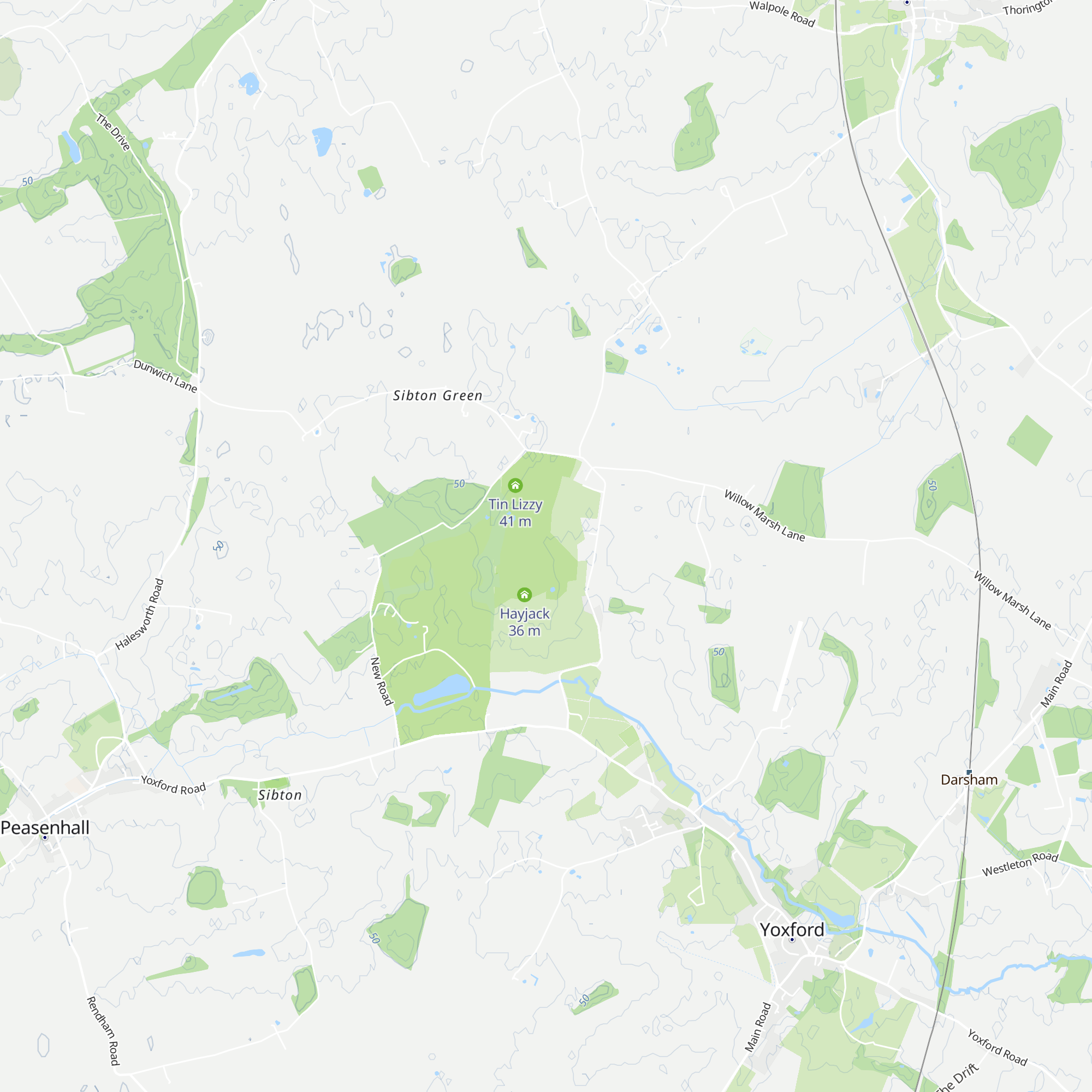 Yelm Cottage map