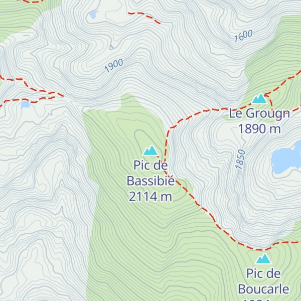 Map of Pic de Bassibié