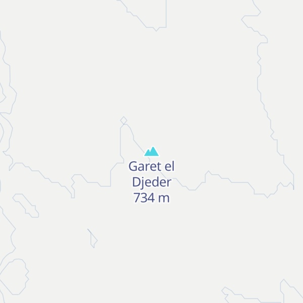 Map of Garet el Djeder