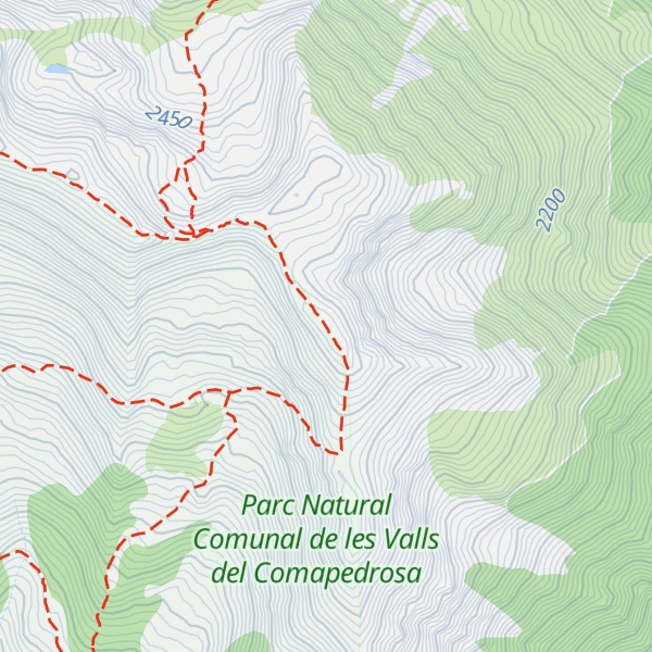 Map of Pic del Clot del Cavall