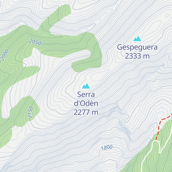 Map of Serra d'Odèn