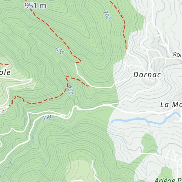 Map of Gîte des Fourquets