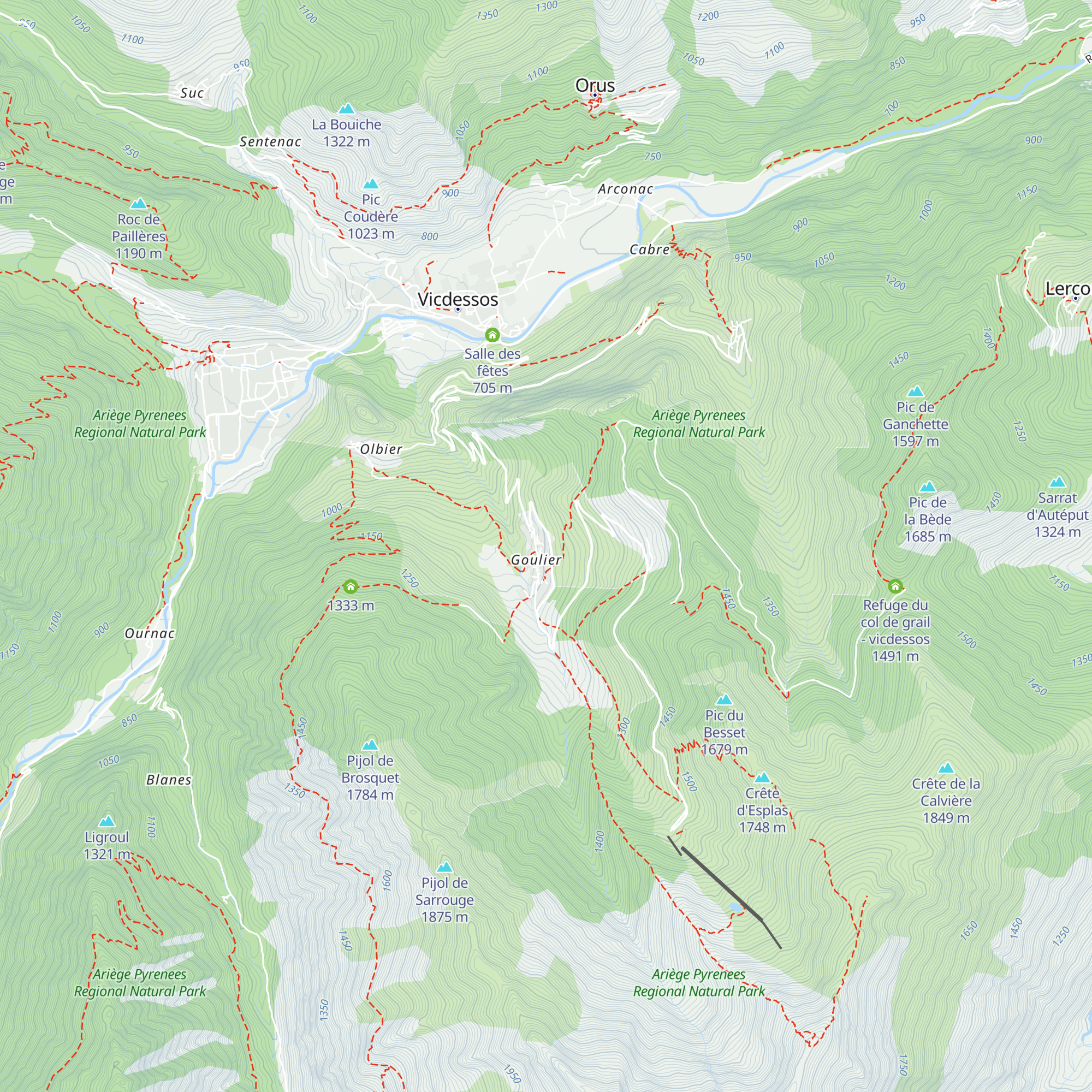 Gîte map