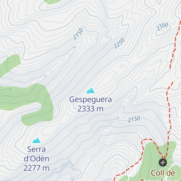 Map of Gespeguera
