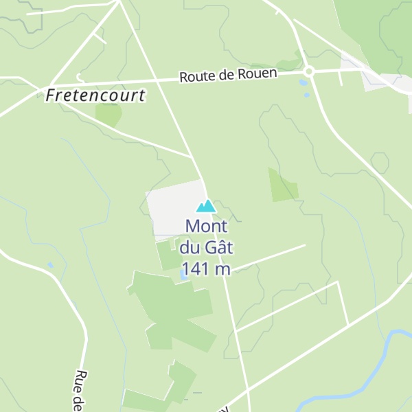 Map of Mont du Gât