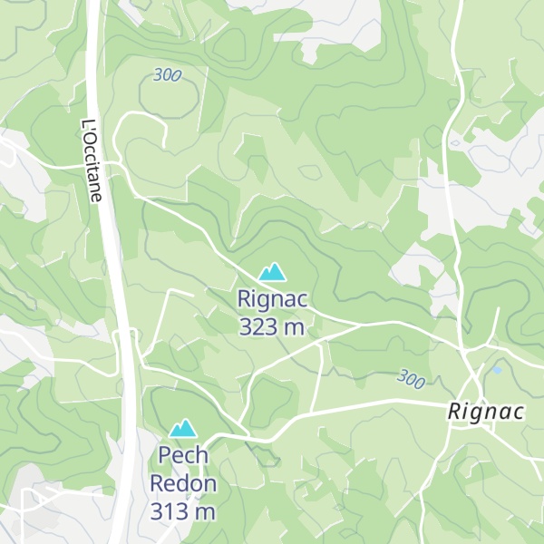 Map of Rignac