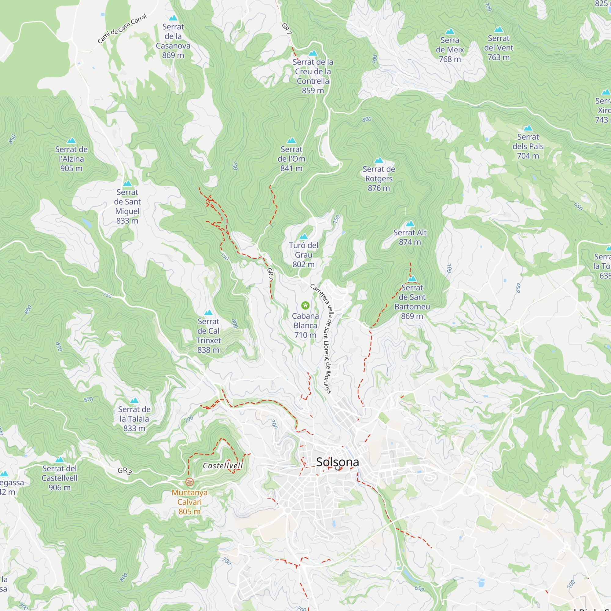 Cabana Blanca map