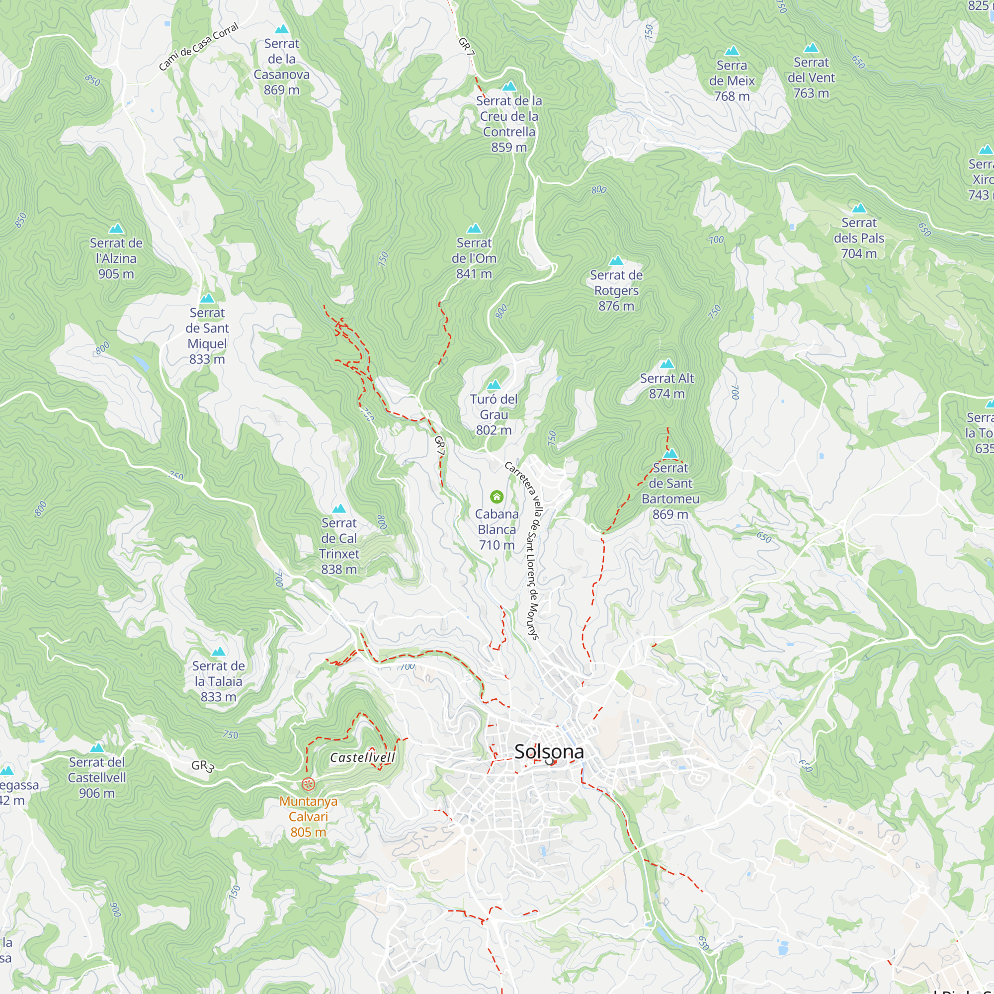 Cabana Blanca map