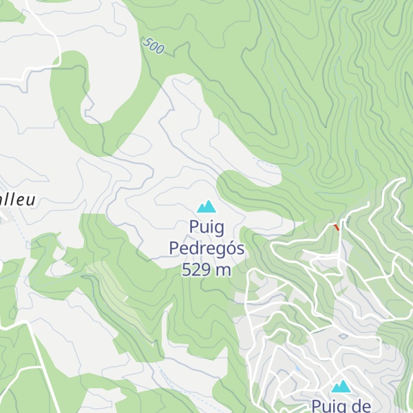 Map of Puig Pedregós