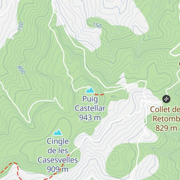 Map of Puig Castellar