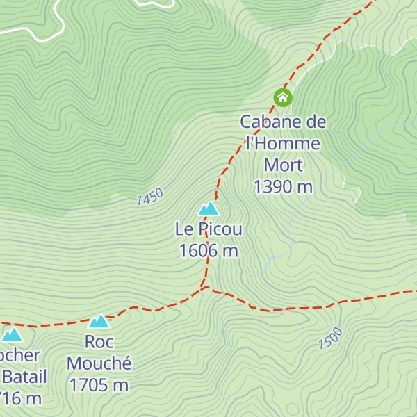 Map of Le Picou