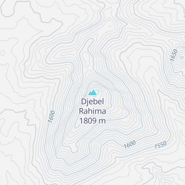 Map of Djebel Rahima