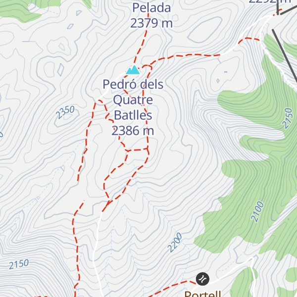 Map of El Vulturó