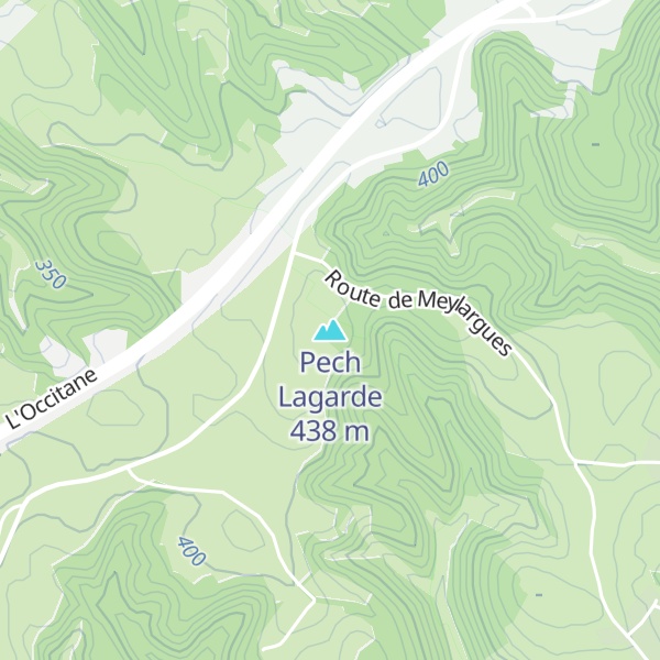 Map of Pech Lagarde