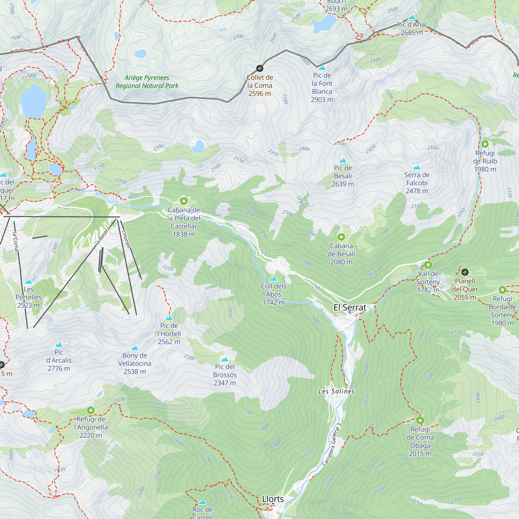 Cabane d'orri vétuste map