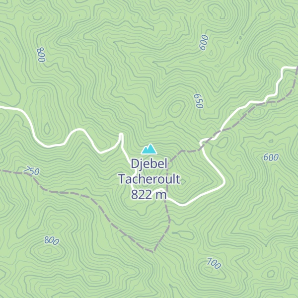 Map of Djebel Tacheroult