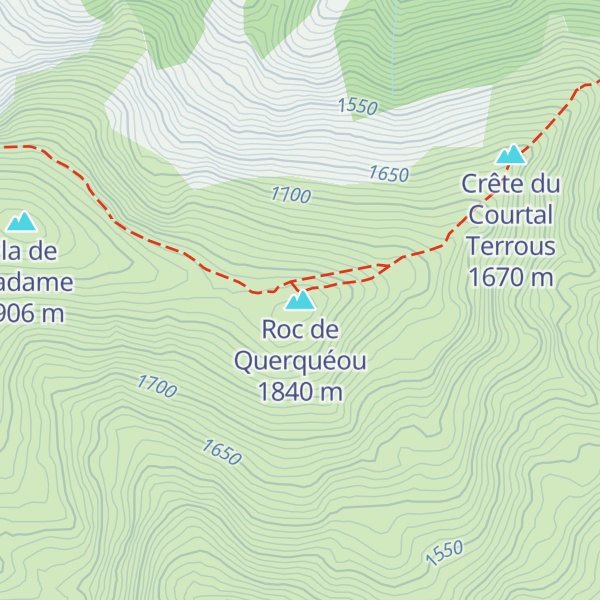 Map of Roc de Querquéou
