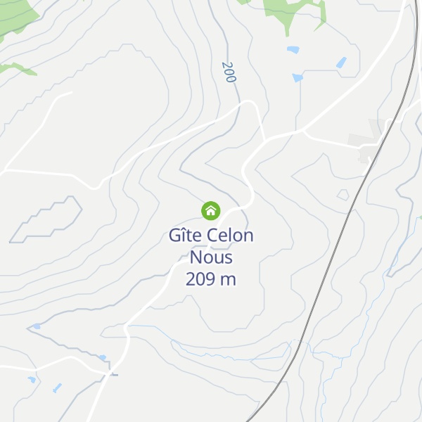 Map of Gîte Celon Nous