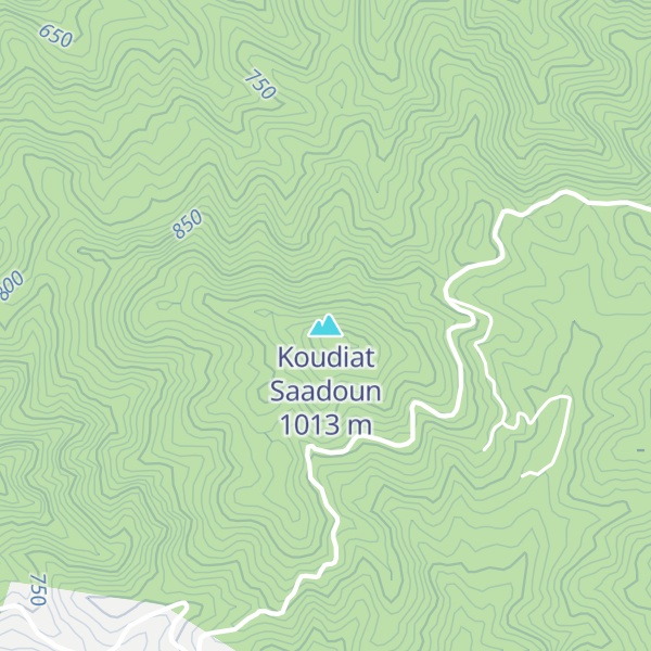 Map of Koudiat Saadoun