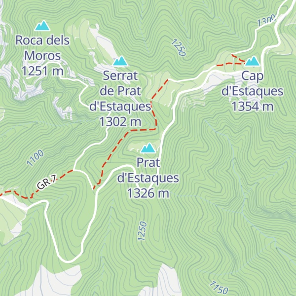 Map of Prat d'Estaques