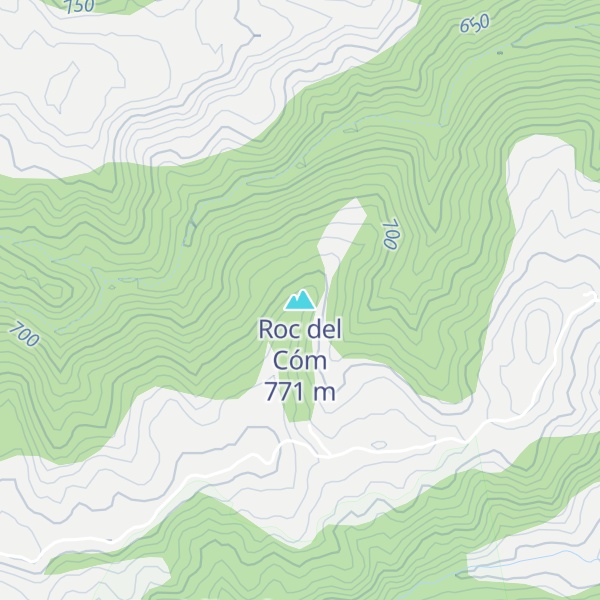 Map of Roc del Cóm