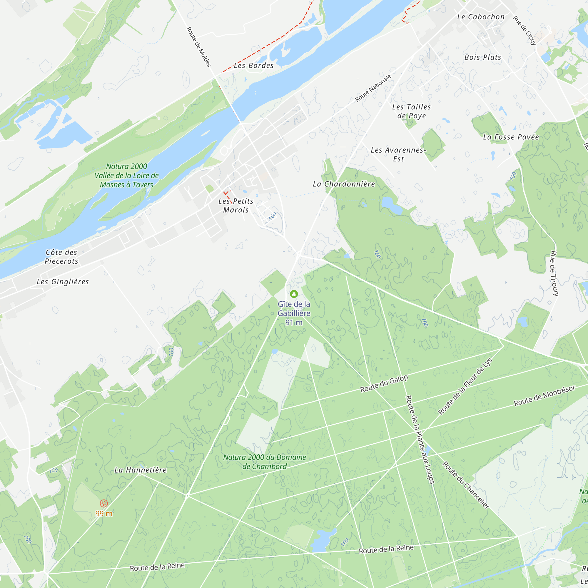 Gîte de la Gabillière map