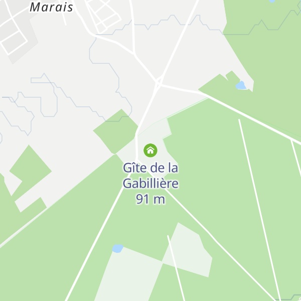 Map of Gîte de la Gabillière