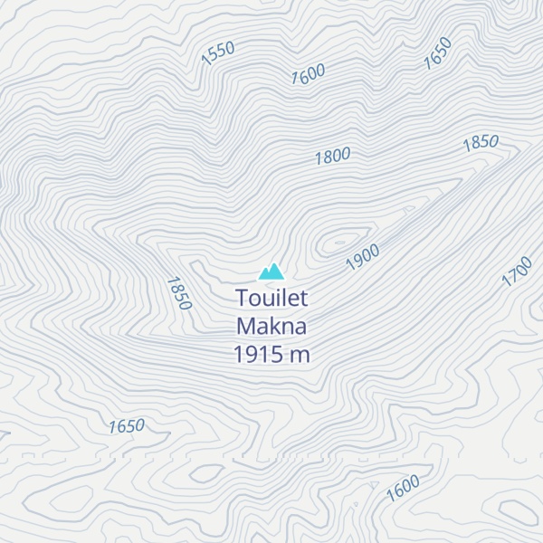 Map of Touilet Makna