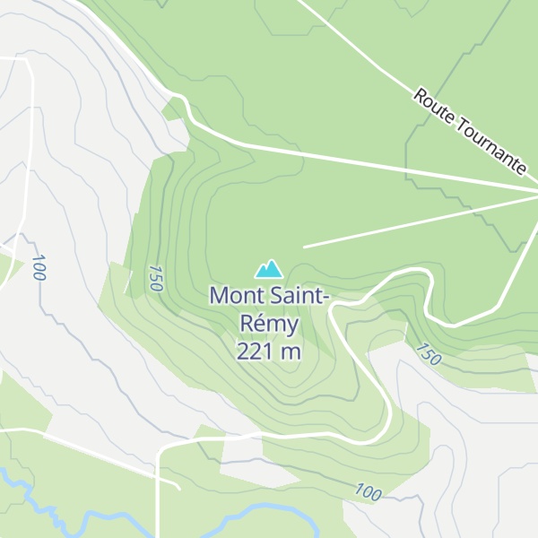 Map of Mont Saint-Rémy