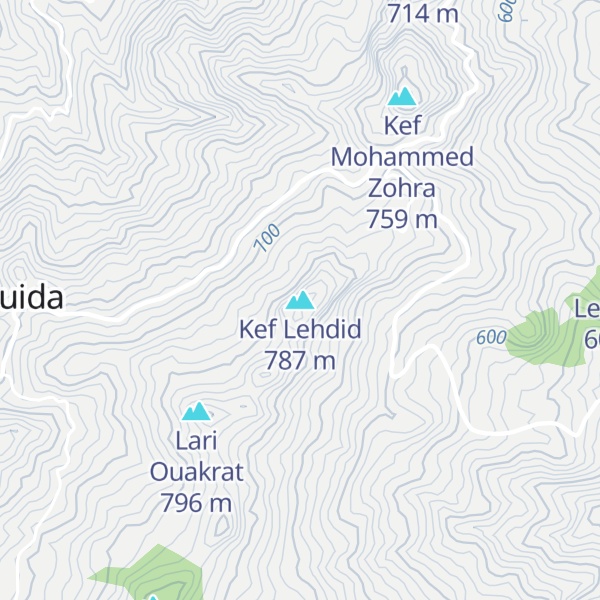 Map of Kef Lehdid