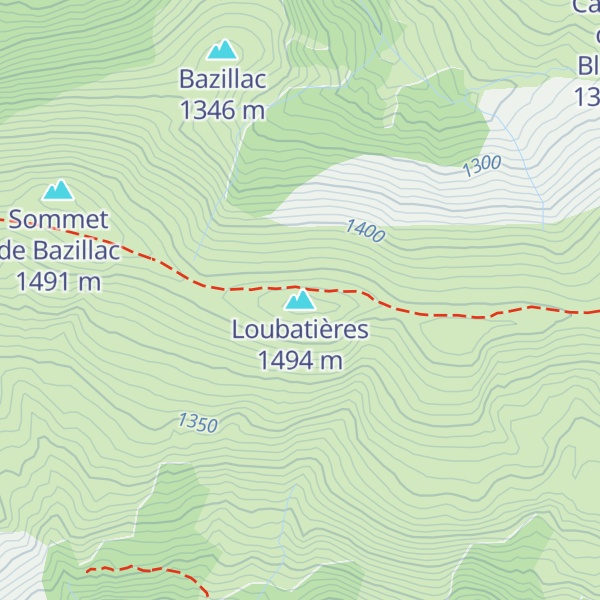 Map of Loubatières
